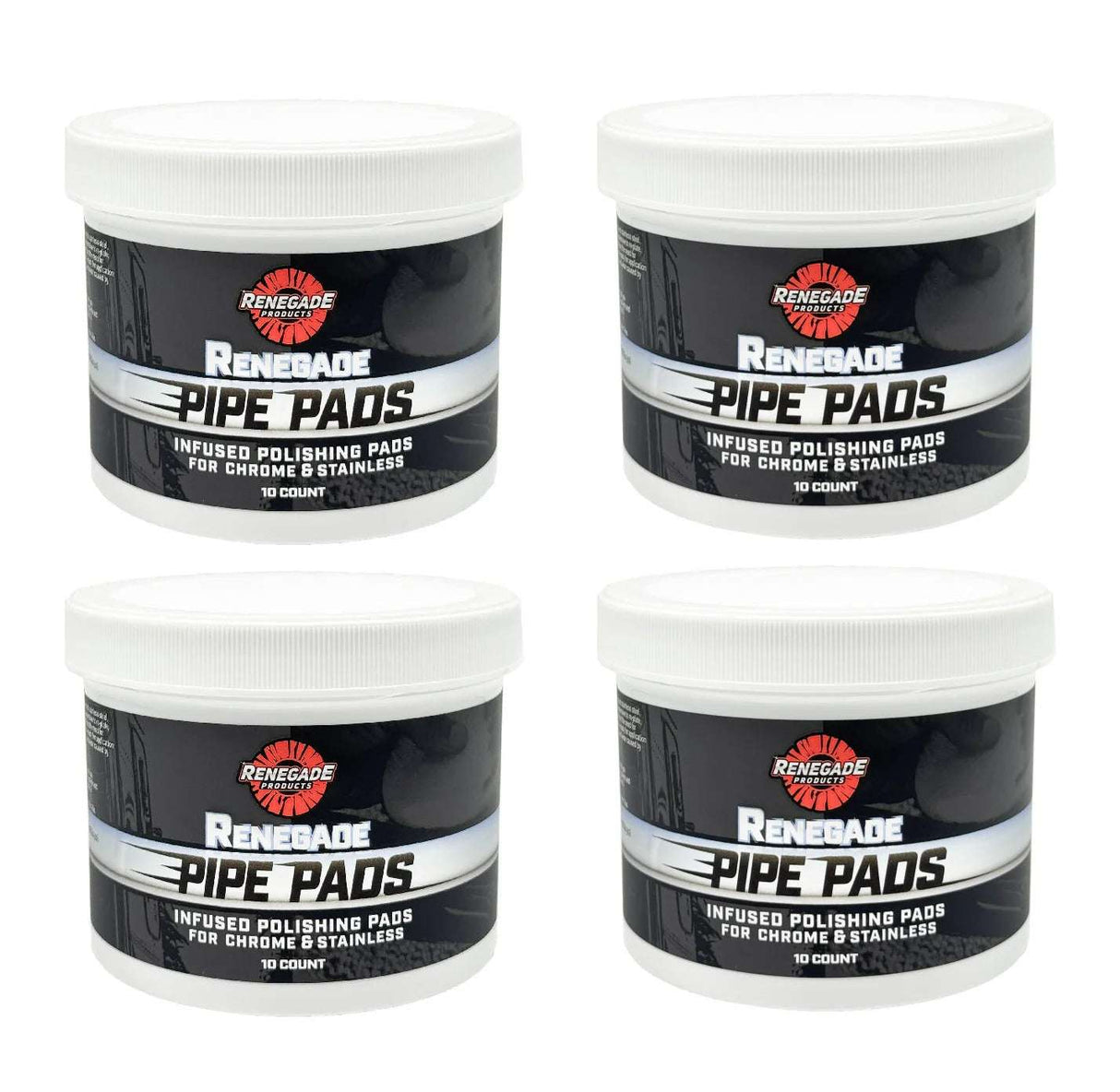 Renegade Pipe Pads - Pipe Dream Infused Polishing Pads For Stainless Steel And Chrome