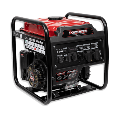 Powertec 4500W Inverter Generator - Built For Work, Ready For Everything