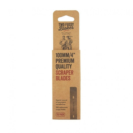 Two Fussy Blokes Glass Scraper 10 Pack of Replacement Blades