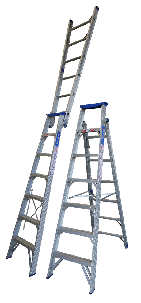 Pro-Series Dual Purpose Aluminium Step Ladders