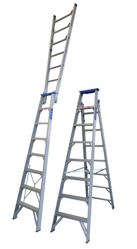 Pro-Series Dual Purpose Aluminium Step Ladders