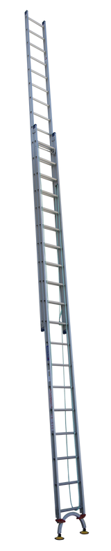 Pro-Series Extension Aluminium Ladders with Level Arc Fitted - Industrial Rated