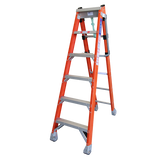 Indalex Pro Series Step, Extension and Stairway Heavy Duty Fibreglass Ladder