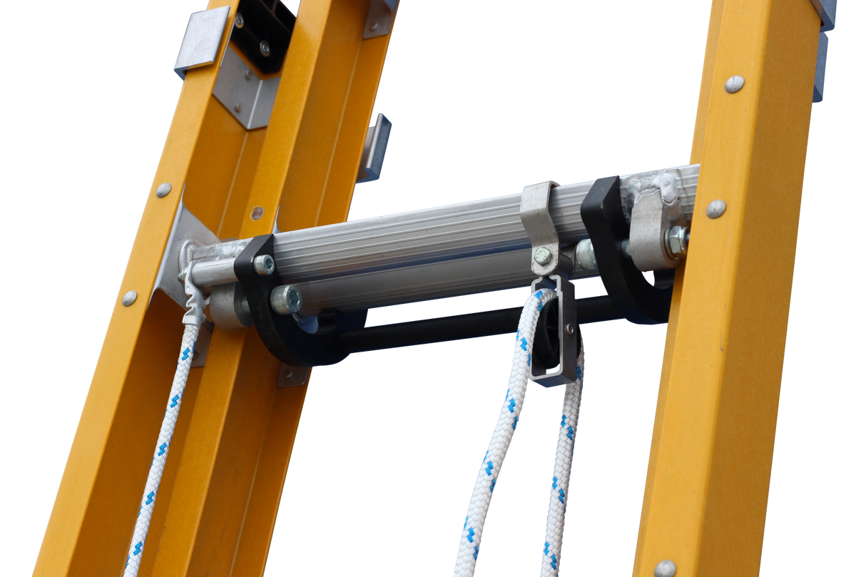 Pro Series Heavy Duty Industrial Fibreglass Linesman / Extension Ladder - Rated 150kg