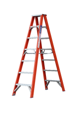 Pro Series Industrial Fibreglass Double Sided Step Ladder