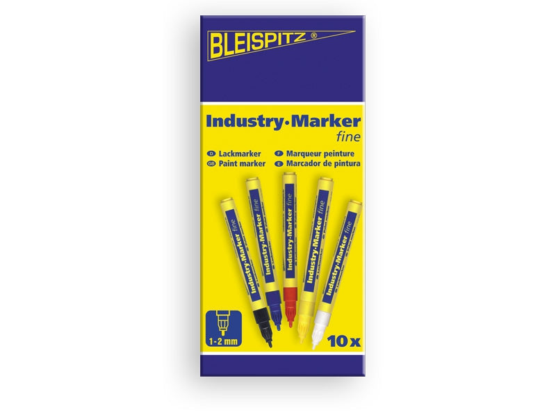 Professional Fine Tip Paint Markers By Bleispitz - 10 Packs