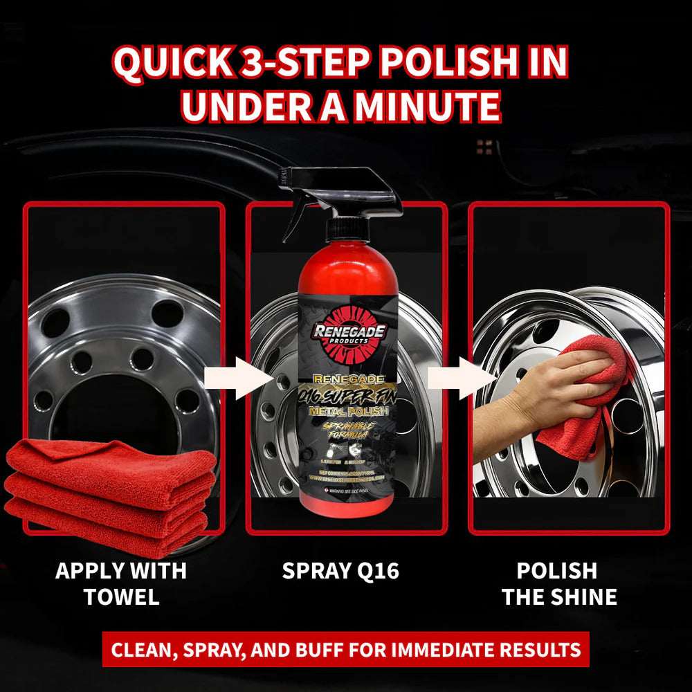 Renegade Q16 Super Fine Sprayable Metal Polish