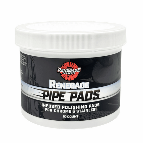 Renegade Pipe Pads - Pipe Dream Infused Polishing Pads For Stainless Steel And Chrome