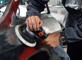Rupes Pneumatic 200mm Planetary Sander - close up working hard