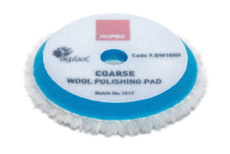 Rupes BigFoot Course wool polishing pad 80/90 mm