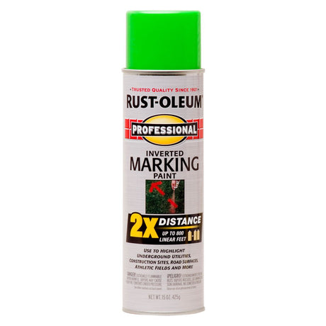 Rust-Oleum Professional 2X Inverted Marking Fluoro Green