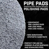 Renegade Pipe Pads - Pipe Dream Infused Polishing Pads For Stainless Steel And Chrome