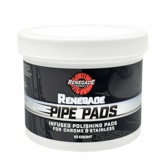 Renegade Pipe Pads - Pipe Dream Infused Polishing Pads For Stainless Steel And Chrome