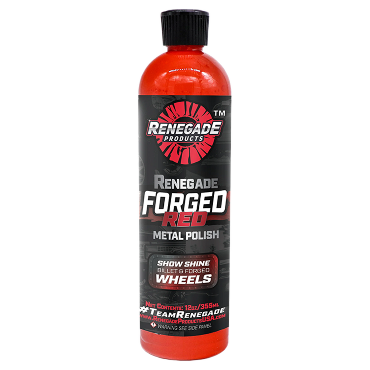 Renegade Rebel Red Forged Metal Polish - Show Shine Finish For Forged And Billet Wheels.