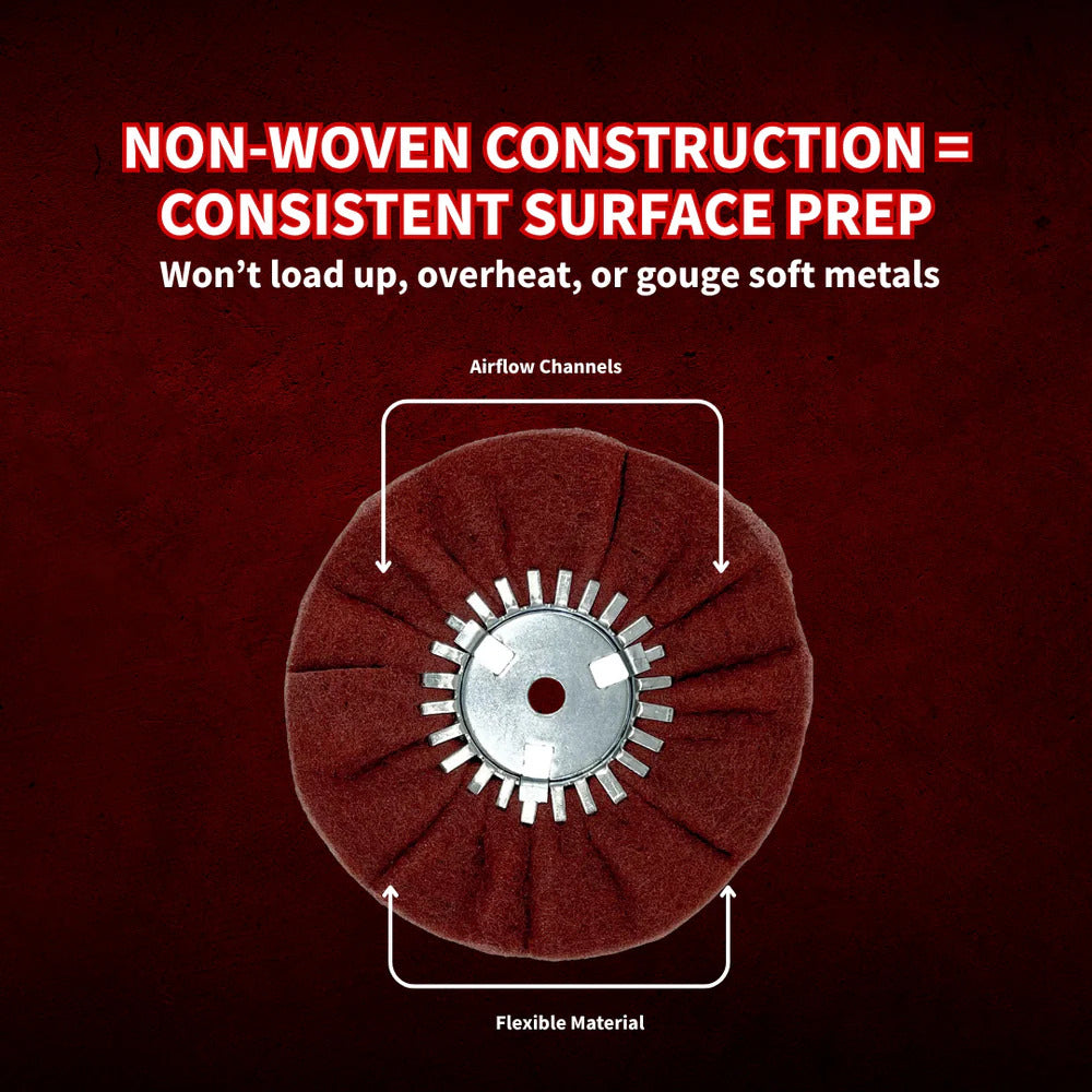 Renegade 9" Very Fine Satin Buff Wheel - The Prep And Satin Buff