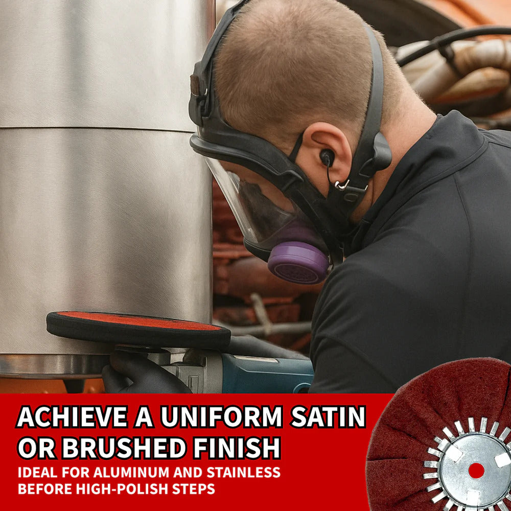 Renegade 9" Very Fine Satin Buff Wheel - The Prep And Satin Buff