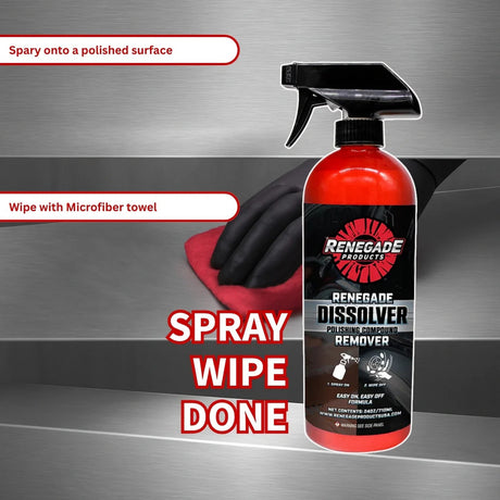 Renegade Dissolver Polishing Compound Remover