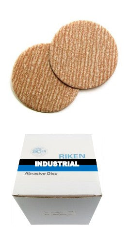 150mm - No Hole Riken AP23M Velcro Sanding Discs - 50 Pack