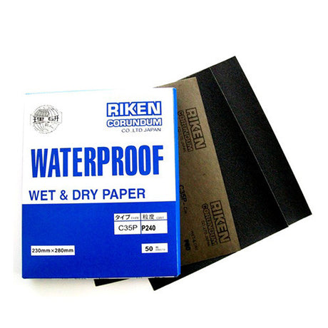 Riken Wet & Dry Sanding Sheets, 50 packs (60 - 2000gt)