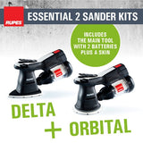 The Perfect Everyday Sander Combo Kit - Rupes 18V Random Orbital 125mm & Delta Sander