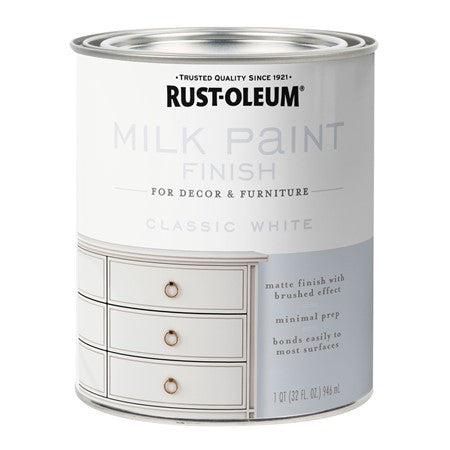 Milk Paint Finish Classic White