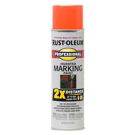 Rust-Oleum Professional 2X Inverted Marking Fluoro Orange