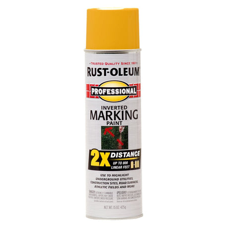 Rust-Oleum Professional 2X Inverted Marking Hi Vis Yellow