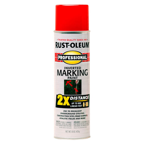 Rust-Oleum Professional 2X Inverted Marking Safety Red