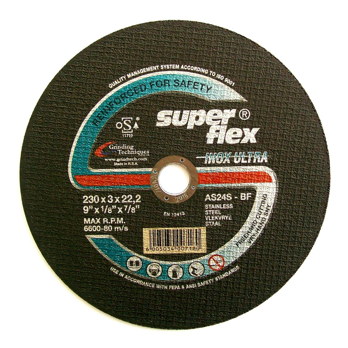 Super Flex Thin Inox AS24S 230 x 3 x 22