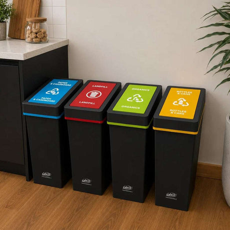 Sabco's 40L Deluxe recycling bins