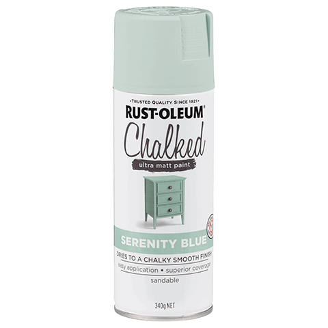 Rust-Oleum Chalked Spray Paint, 340g - Serenity Blue