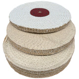 150mm Sisal Polishing Mops - For Cutting Ferrous Metals