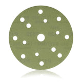 Smirdex Film Backed 150mm Ceramic Grain 15 Hole Velcro Abrasive Discs - 100 Pack
