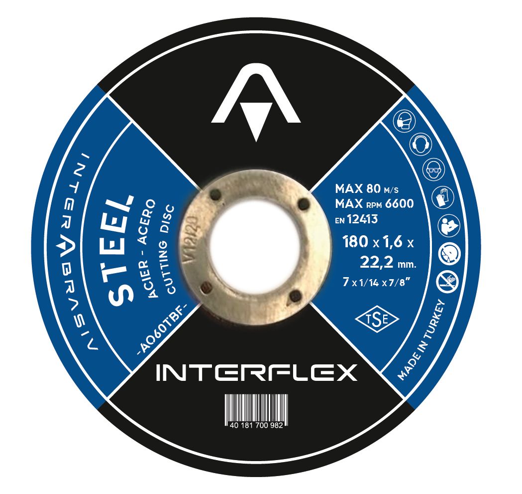 InterFlex Stationary Metal Cutting Wheels For Chop Saws