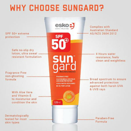 Sungard SPF50+ Moisturising Sunscreen, Why choose Sungard?