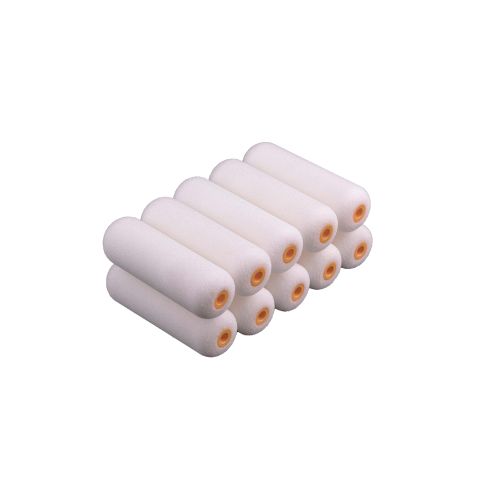 110mm Super Fine Foam Mini Rollers With Rounded Ends
