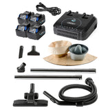 Battery Powered - Pacvac Superpro 700BAS Advanced Battery Backpack Vacuum