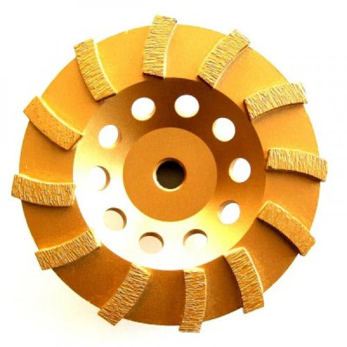 Swirl Cup Segmented Diamond Grinding Wheels - Superior Coatings Removal