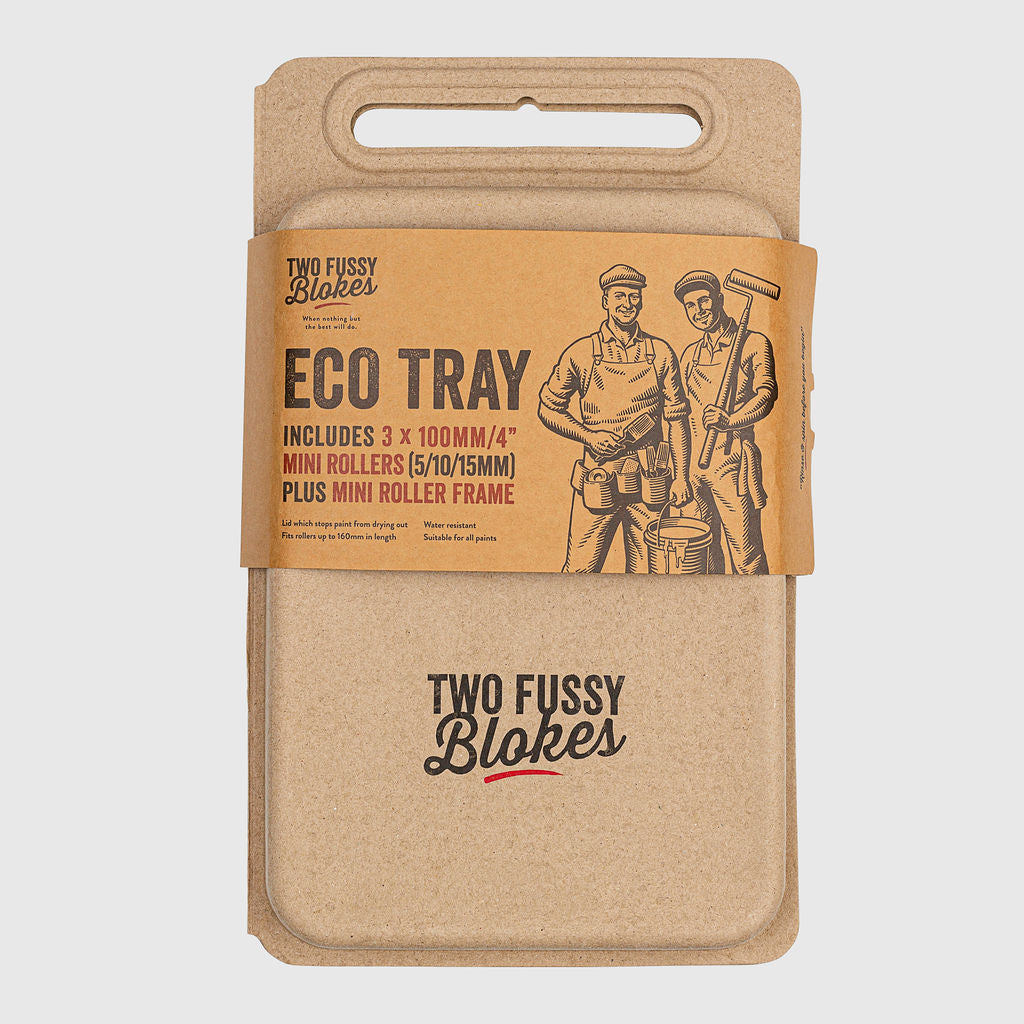 Two Fussy Blokes Eco Tray Mini Roller Kit - Tray, Handle And 3 Mini Sleeves