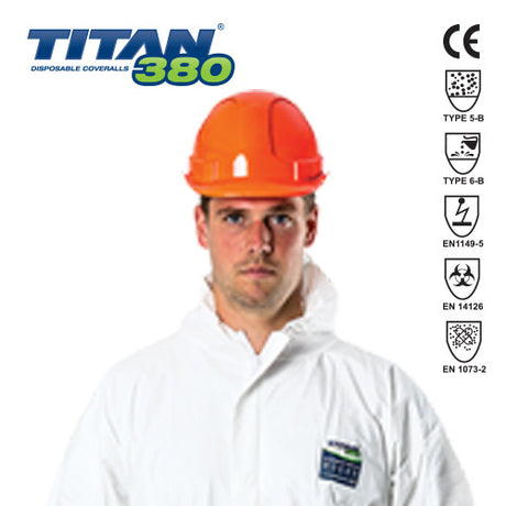 Titan 380  Disposable Coveralls