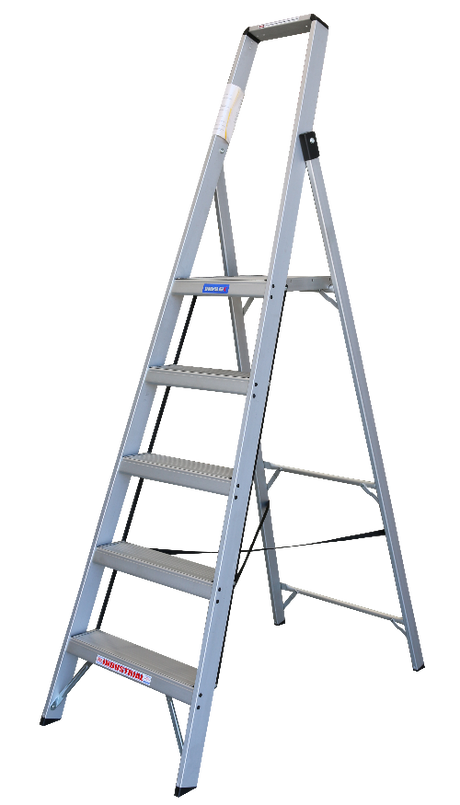 Tradesman Industrial Aluminium Slimline Platform Ladder - Super Lightweight