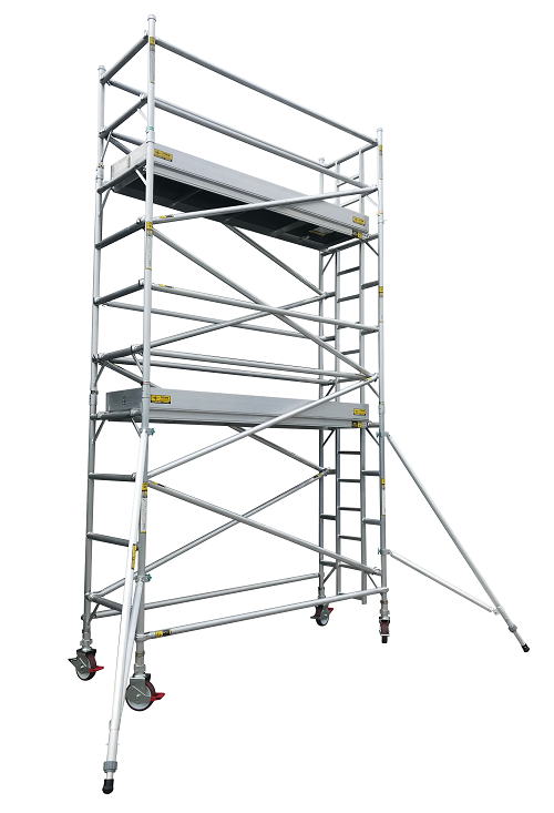 Titan Single Width Mobile Tower Scaffolding With Integrated Ladder