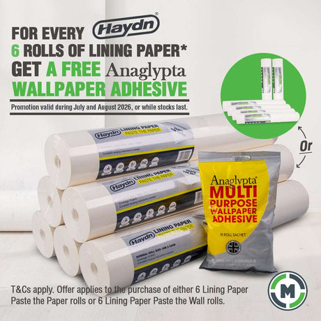Haydn Paste The Paper Lining Paper - Trade Quality