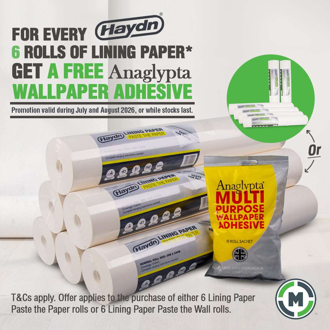 Haydn Paste The Wall Lining Paper - Trade Quality