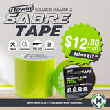 30 Day Sabre Masking Tape 36mm x 50m - 3 Pack