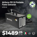 Strata Airforce FE110 Portable Fume Extractor 3M Hose Magnetic Hood
