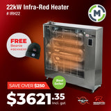 Remington Infrared Diesel Heater - The Ultimate In Silenced Workshop Heating!