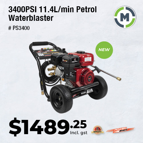 Powershot 11.4LPM, 3400PSI Waterblaster PS3400