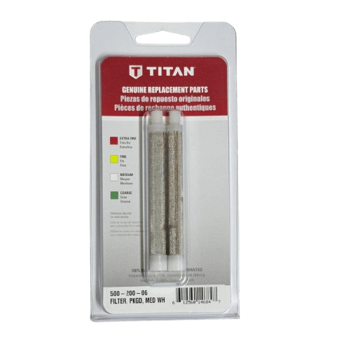 Titan Threaded White Spray Gun Filters - 2 Pack