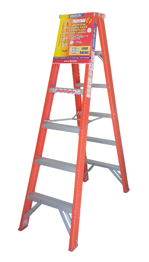Tradesman Industrial Double Sided Fibreglass Step Ladder